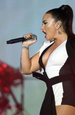 DEMI LOVATO Performs at Rock in Rio Lisboa Music Festival Bela Vista Park in Lisbon 06/24/2018