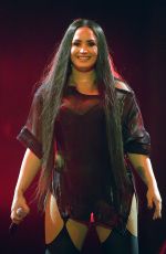 DEMI LOVATO Performs at SSE Hydro Arena in Glasgow 06/13/2018
