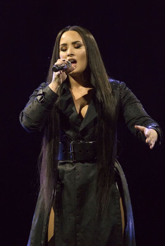 DEMI LOVATO Performs at SSE Hydro Arena in Glasgow 06/13/2018