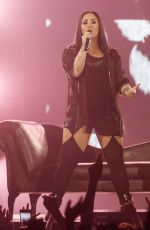 DEMI LOVATO Performs at Tell Me You Love Me Tour in Barcelona 06/21/2018