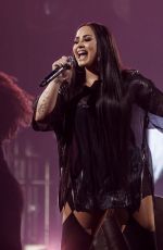 DEMI LOVATO Performs at Tell Me You Love Me Tour in Barcelona 06/21/2018