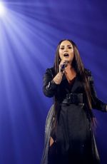 DEMI LOVATO Performs at Tell Me You Love Me Tour in Barcelona 06/21/2018