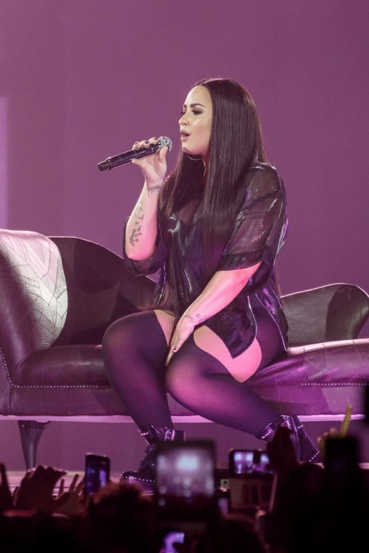 DEMI LOVATO Performs at Tell Me You Love Me Tour in Barcelona 06/21/2018