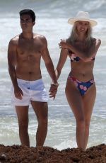 DEVON WINDSOR in Bikini at a Beach in Tulum 06/10/2018