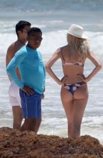 DEVON WINDSOR in Bikini at a Beach in Tulum 06/10/2018