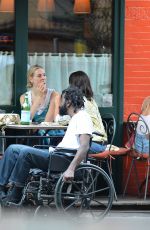 DIANNA AGRON at Al Fresco Restaurant in New York 06/14/2018