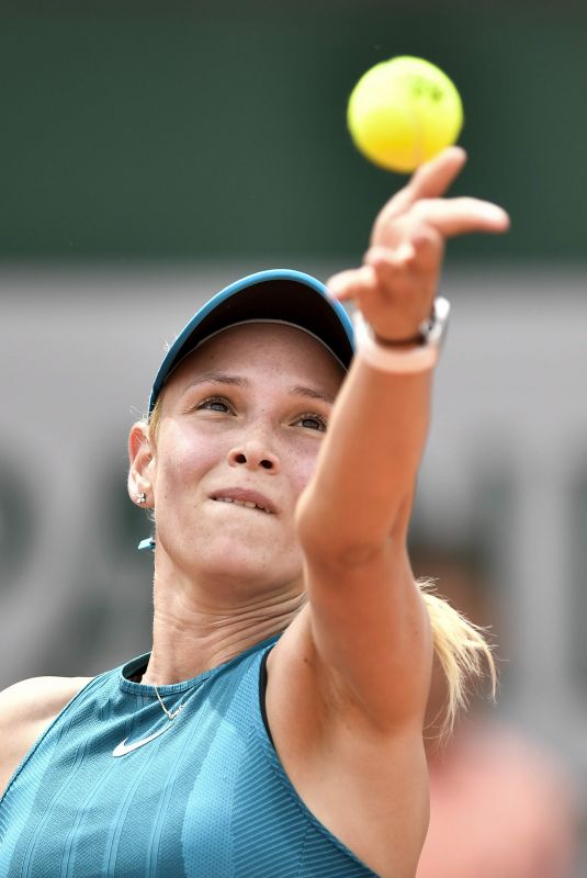 DONNA VEKIC at French Open Tennis Tournament 2018 in Paris 05/31/2018