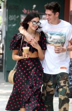 DUA LIPA and Isaac Carew Out in New York 06/18/2018