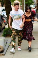 DUA LIPA and Isaac Carew Out in New York 06/18/2018