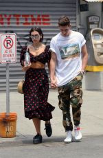 DUA LIPA and Isaac Carew Out in New York 06/18/2018