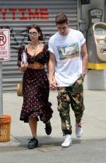 DUA LIPA and Isaac Carew Out in New York 06/18/2018