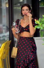 DUA LIPA and Isaac Carew Out in New York 06/18/2018