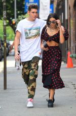 DUA LIPA and Isaac Carew Out in New York 06/18/2018
