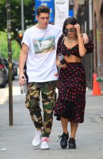 DUA LIPA and Isaac Carew Out in New York 06/18/2018