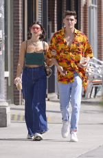 DUA LIPA and Isaac Carew Out in New York 06/19/2018