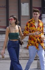 DUA LIPA and Isaac Carew Out in New York 06/19/2018