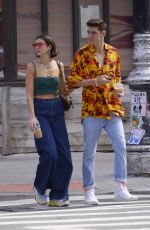 DUA LIPA and Isaac Carew Out in New York 06/19/2018
