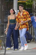DUA LIPA and Isaac Carew Out in New York 06/19/2018