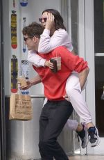 DUA LIPA and Isaac Carew Out in New York 06/21/2018