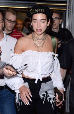 DUA LIPA Arrives at Airport in Warsaw 06/01/2018