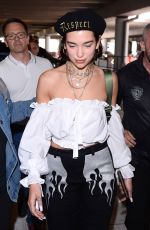DUA LIPA Arrives at Airport in Warsaw 06/01/2018