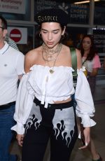 DUA LIPA Arrives at Airport in Warsaw 06/01/2018