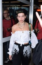 DUA LIPA Arrives at Airport in Warsaw 06/01/2018