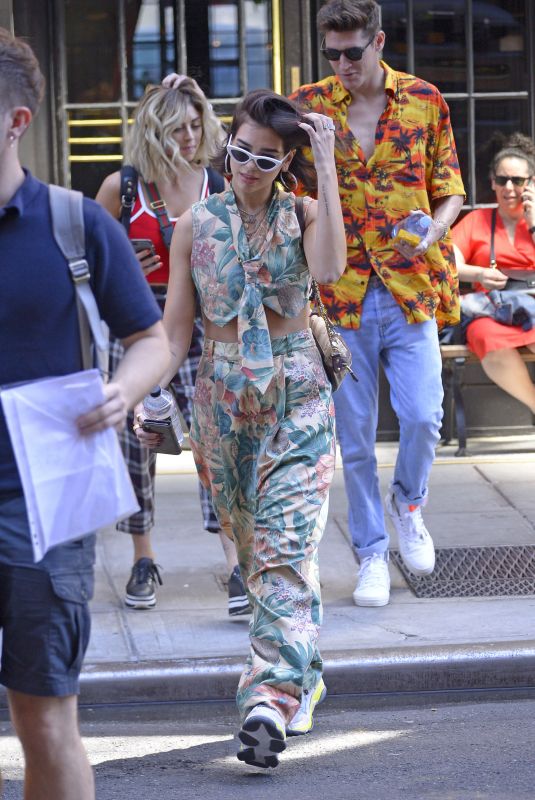 DUA LIPA Out and About in New York 06/19/2018