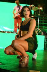 DUA LIPA Performs at Bayfront Park Amphitheater in Miami 06/12/2018