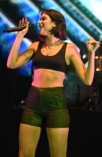 DUA LIPA Performs at Bayfront Park Amphitheater in Miami 06/12/2018