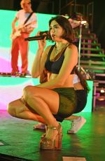 DUA LIPA Performs at Bayfront Park Amphitheater in Miami 06/12/2018