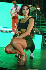 DUA LIPA Performs at Bayfront Park Amphitheater in Miami 06/12/2018