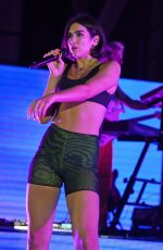 DUA LIPA Performs at Bayfront Park Amphitheater in Miami 06/12/2018