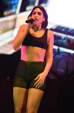 DUA LIPA Performs at Bayfront Park Amphitheater in Miami 06/12/2018