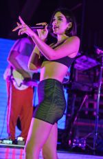 DUA LIPA Performs at Bayfront Park Amphitheater in Miami 06/12/2018