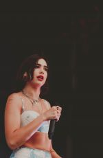 DUA LIPA Performs at Bonnaroo Music and Arts Festival in Manchester 06/10/2018