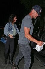 EIZA GONZALEZ and Josh Duhamel at Antonio