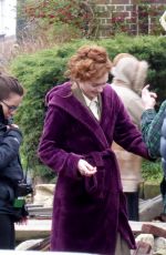 ELEANOR TOMLINSON on the Set of War of the Worlds in Cheshire 06/09/2018