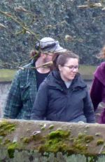ELEANOR TOMLINSON on the Set of War of the Worlds in Cheshire 06/09/2018