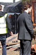 ELEANOR TOMLINSON on the Set of War of the Worlds in Cheshire 06/09/2018