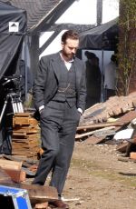 ELEANOR TOMLINSON on the Set of War of the Worlds in Cheshire 06/09/2018