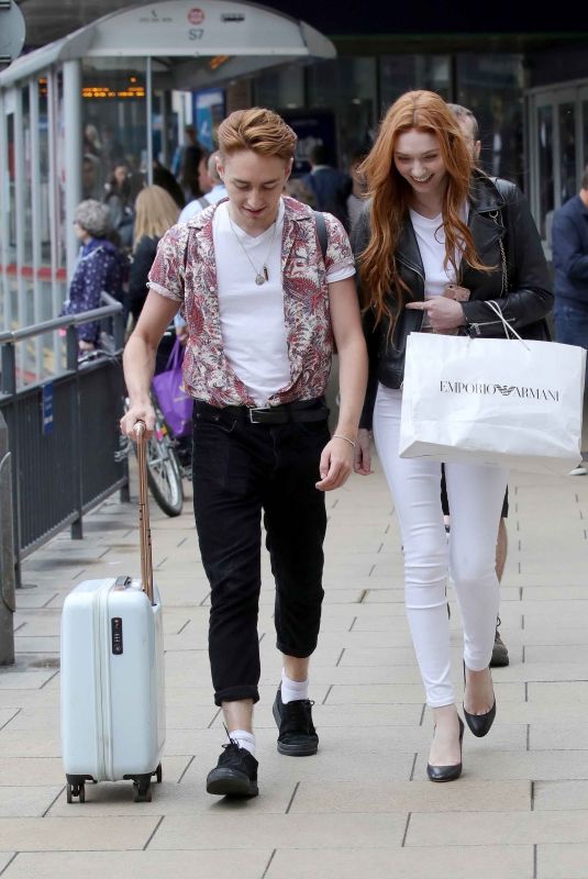 ELEANOR TOMLINSON Out and About in Leeds 06/08/2018