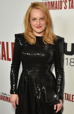 ELISABETH MOSS at The Handmaid