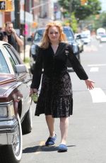 ELISABETH MOSS on the Set of The Kitchen in New York 06/25/2018