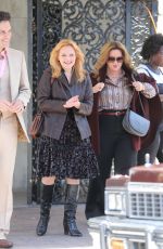 ELISABETH MOSS on the Set of The Kitchen in New York 06/25/2018