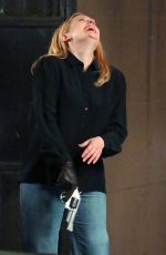 ELISABETH MOSS on the Set of The Old Man and the Gun in New York 06/06/2018