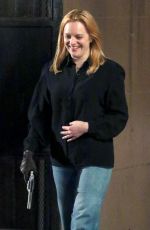 ELISABETH MOSS on the Set of The Old Man and the Gun in New York 06/06/2018