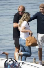 ELIZABETH HURLEY Leaves Tagomago Island 06/10/2018