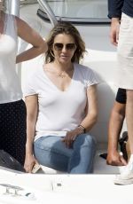 ELIZABETH HURLEY Leaves Tagomago Island 06/10/2018