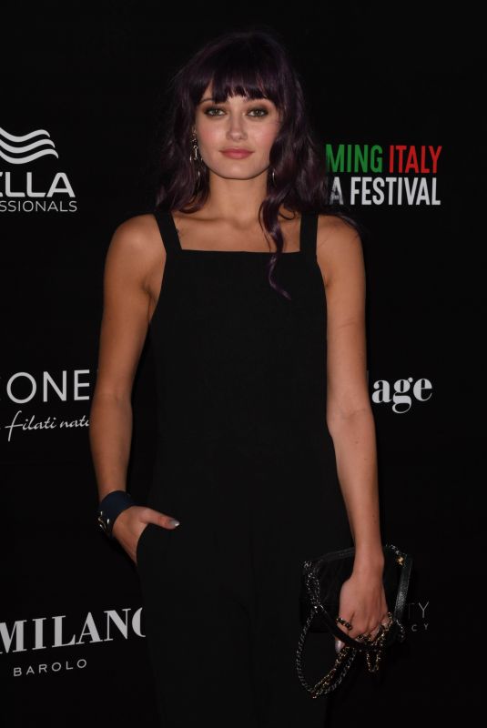 ELLA PURNELL at Filming Italy Sardegna Festival Dinner in Cagliari 06/15/2018